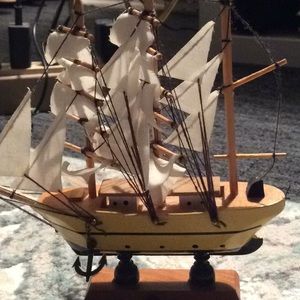 Handmade antique boat